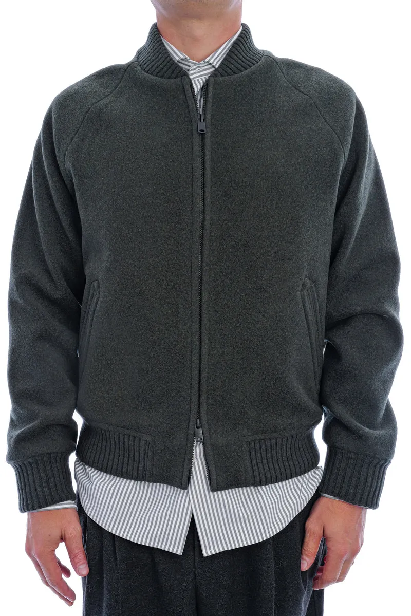 Woll-Kaschmir-Blouson River Green