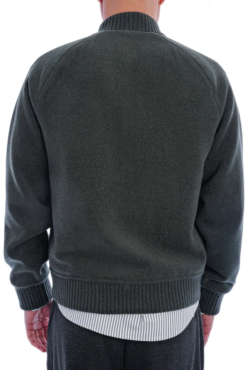 Woll-Kaschmir-Blouson River Green