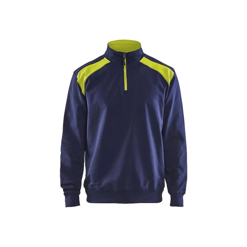 Blaklader Sweatshirt Bi-Colour met Half Zip 3353-1158