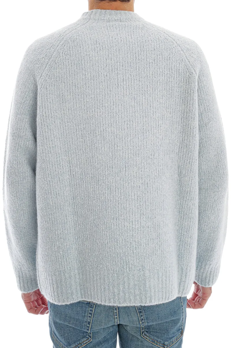 Bouclé-Kaschmirpullover 'Jan' Hellblau