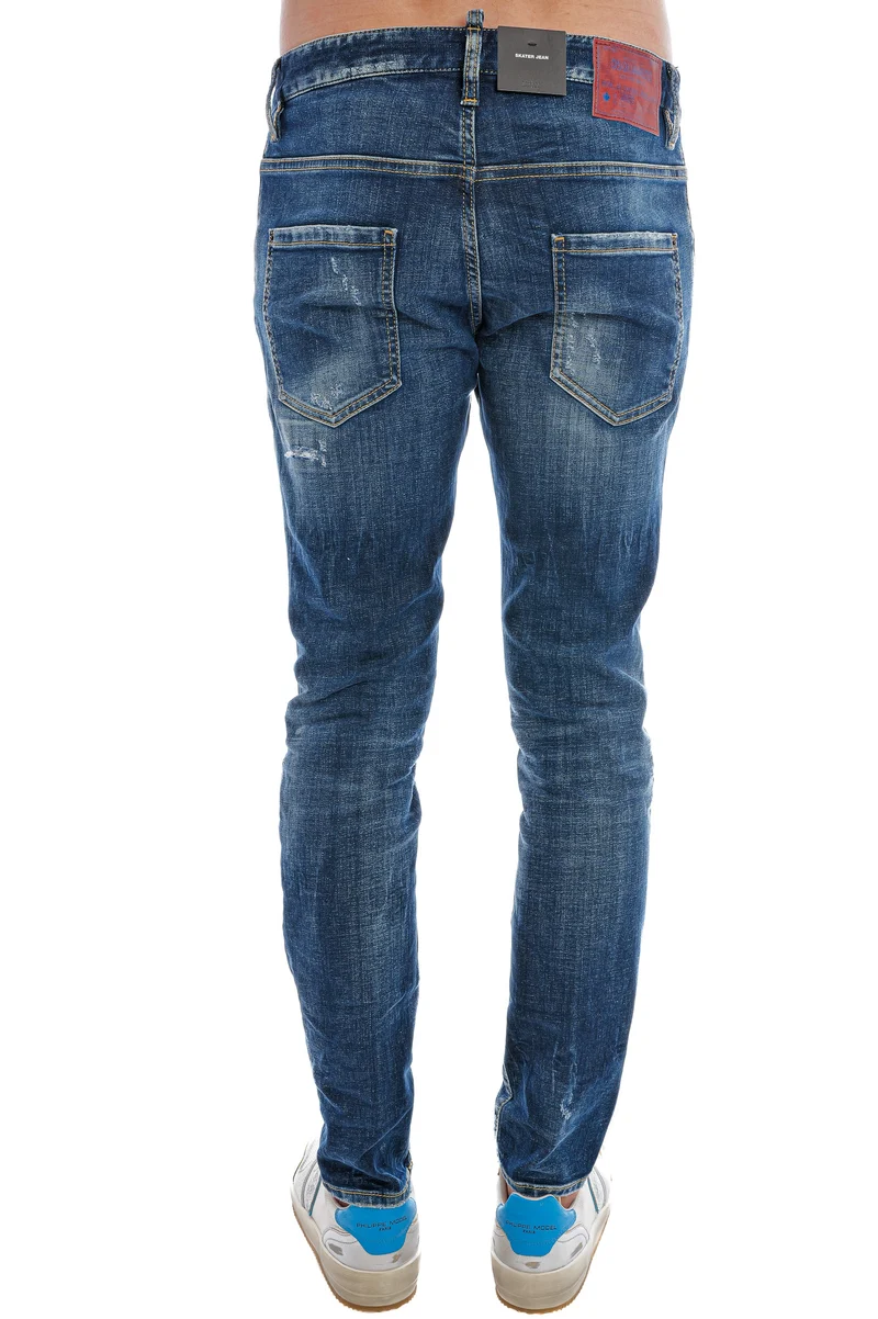 Jeans 'Skater' Blau
