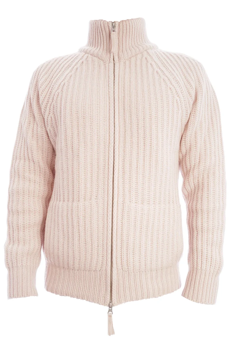 Kaschmirstrickjacke 'Nic' Buttercream