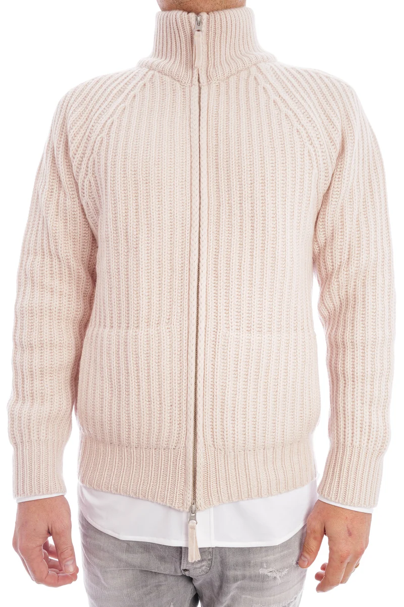 Kaschmirstrickjacke 'Nic' Buttercream