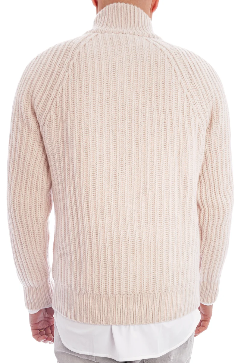Kaschmirstrickjacke 'Nic' Buttercream