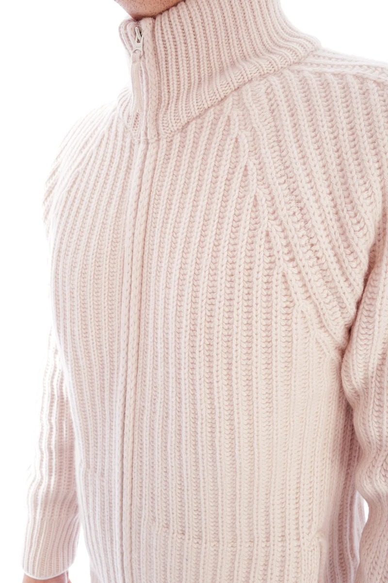 Kaschmirstrickjacke 'Nic' Buttercream