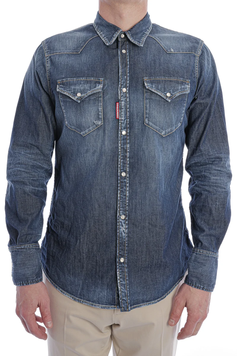 Jeanshemd Blau