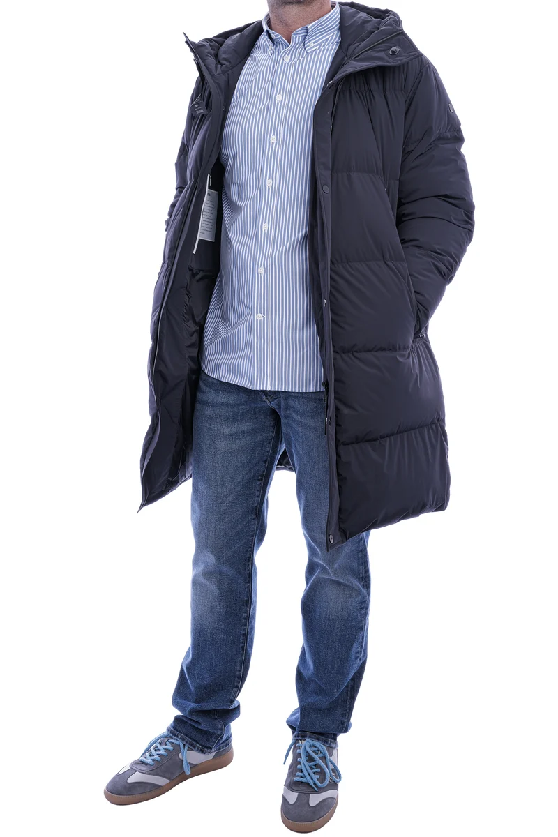 Stepp- Daunenmantel 'Hyperone' Navy