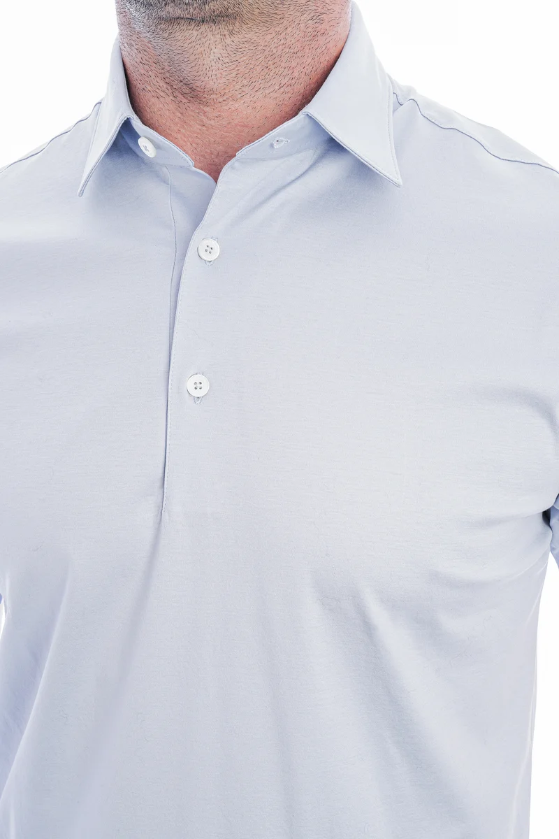 Poloshirt 'Luca' Hellblau