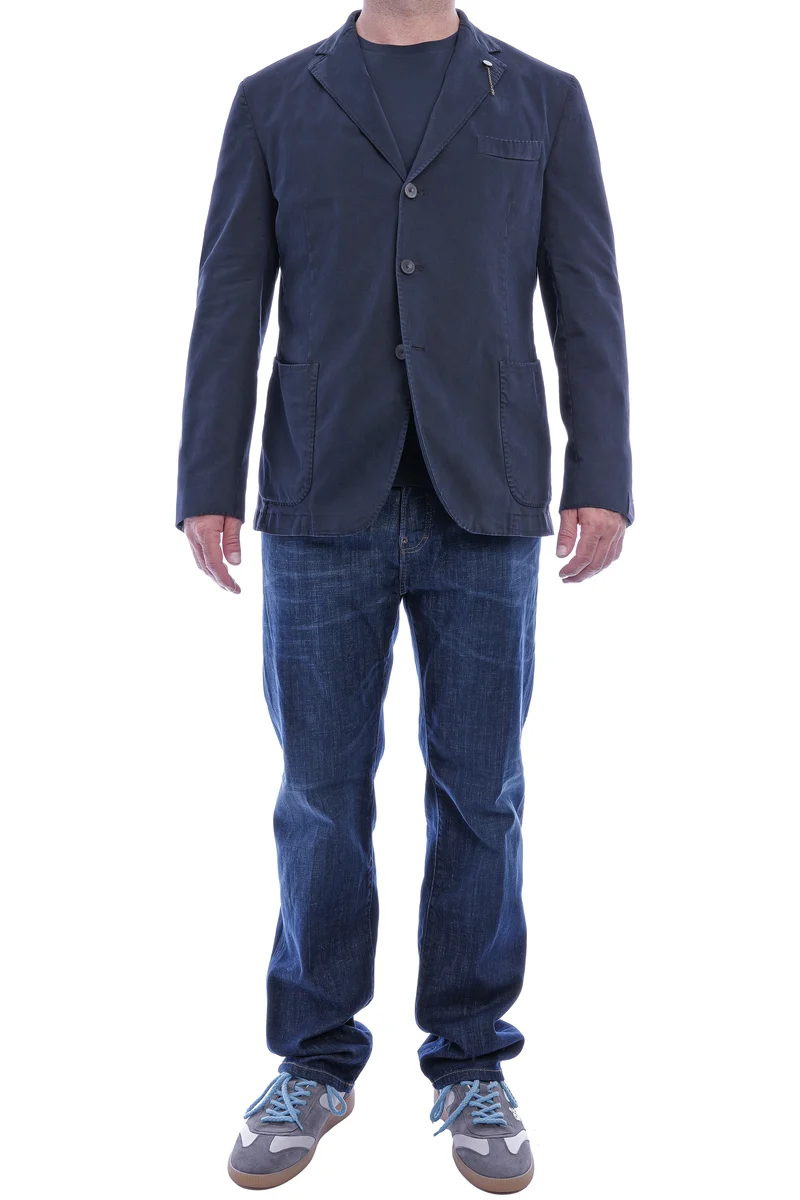 T-Shirt 'Eli Super 60' Blau