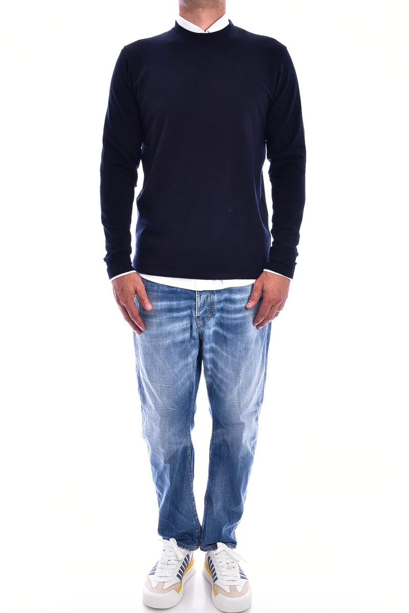 Wollpullover 'Eli' Marine