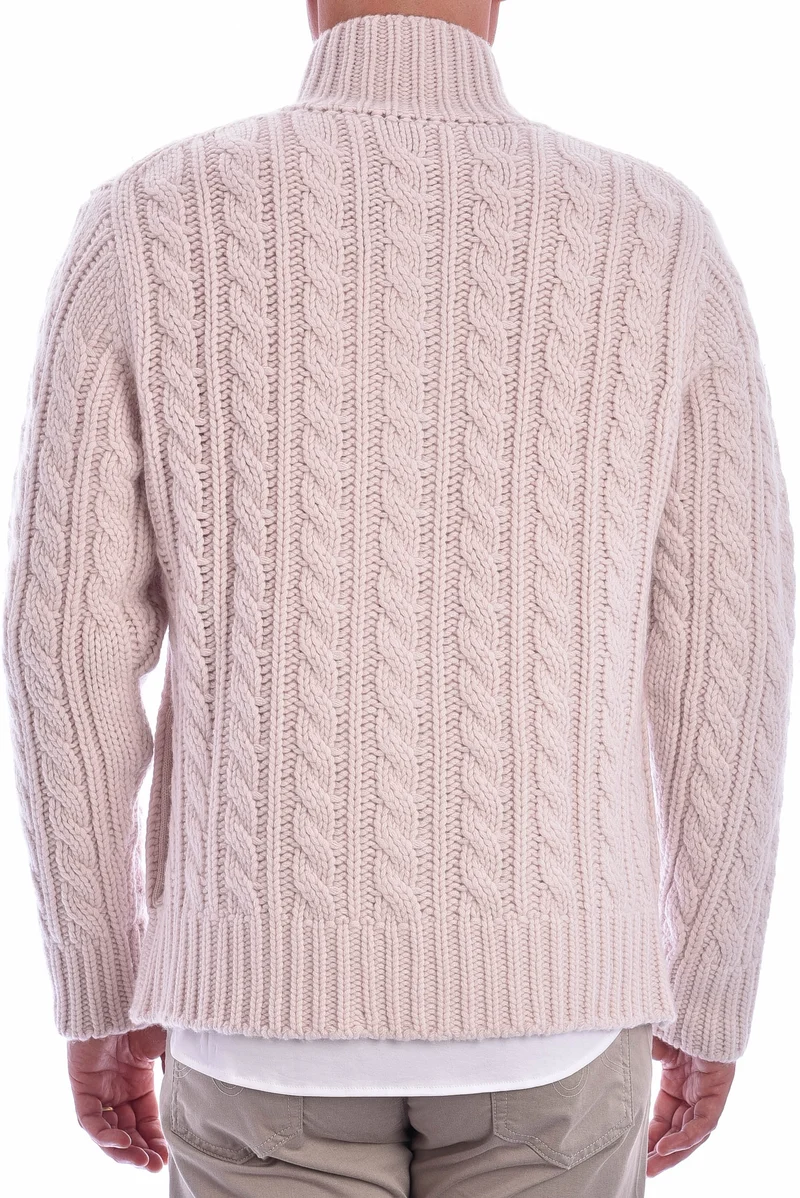 Kaschmirstrickjacke 'Blake' Buttercream