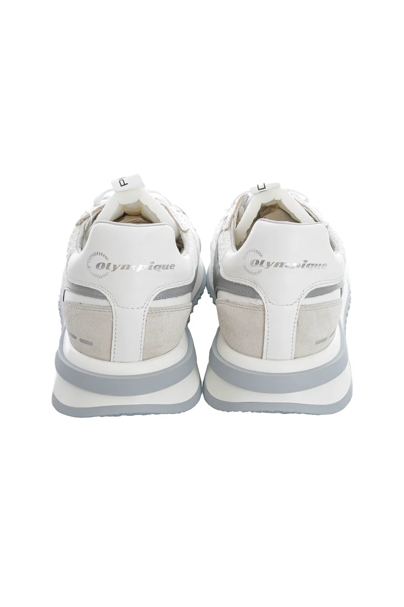 Sneaker 'Olympique' Weiß Grau