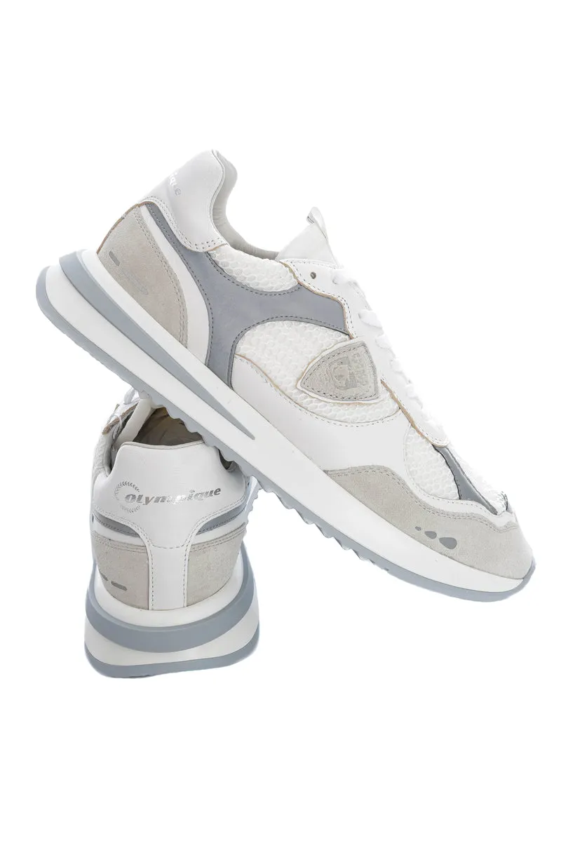 Sneaker 'Olympique' Weiß Grau