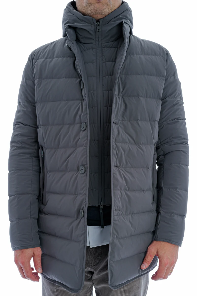 Daunenjacke 'Loft Hoody' Grau