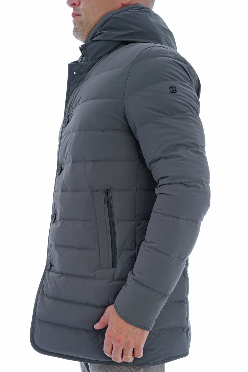 Daunenjacke 'Loft Hoody' Grau