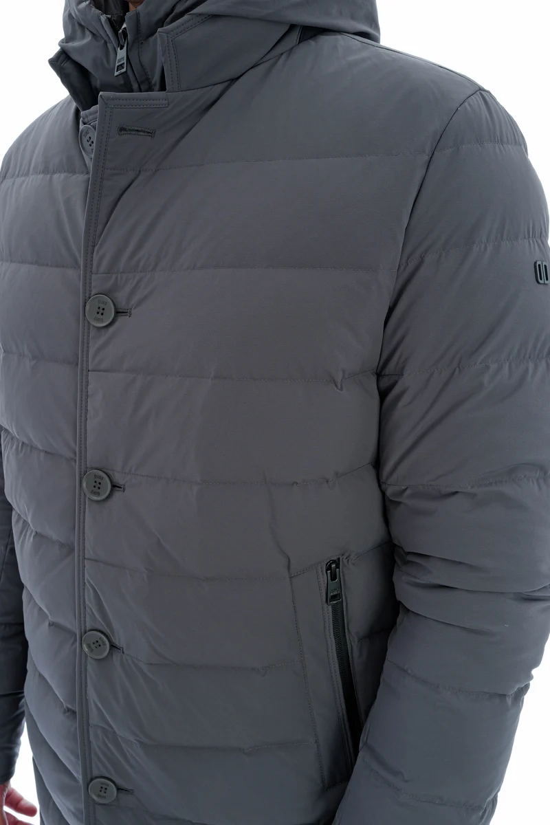 Daunenjacke 'Loft Hoody' Grau