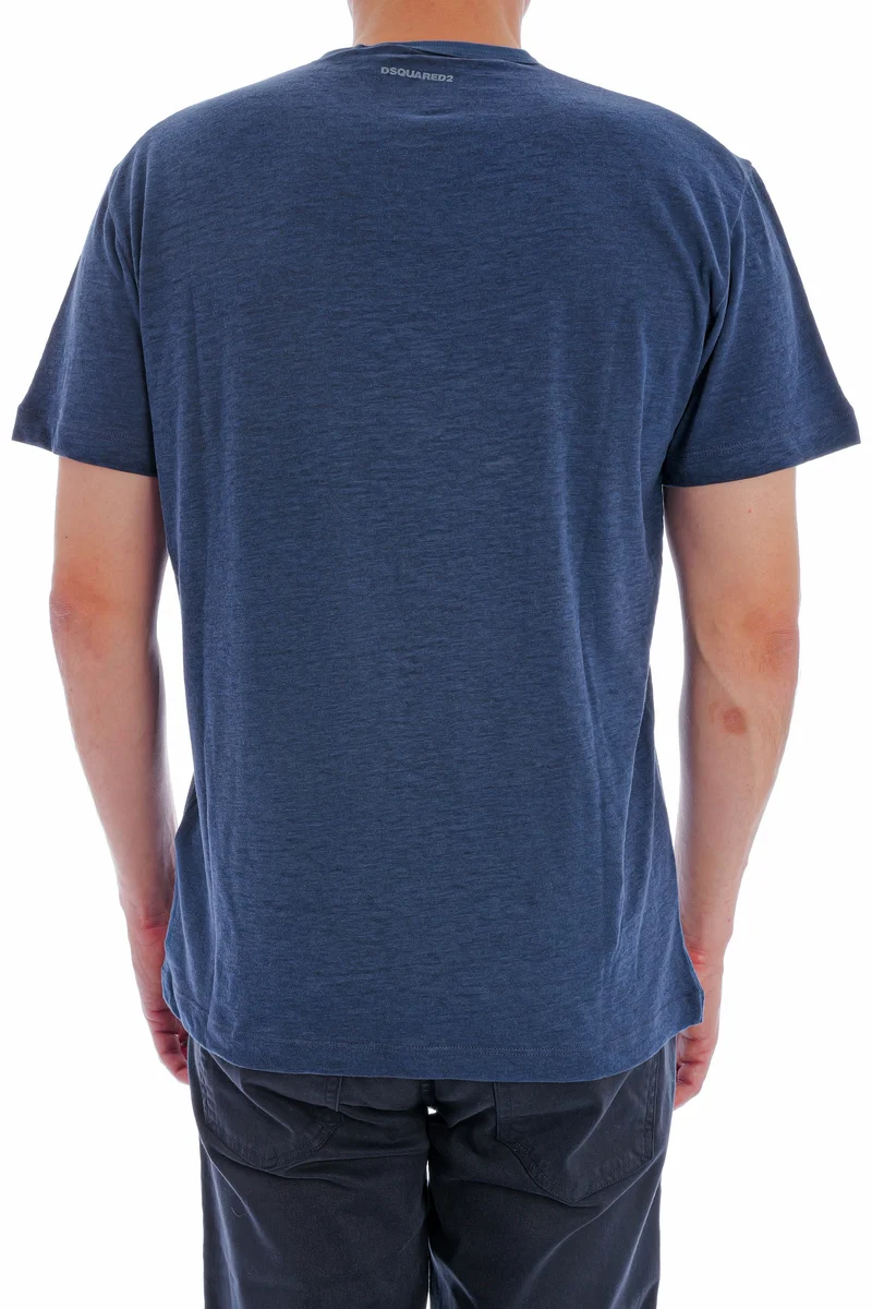 T-Shirt 'I Survived' Blau
