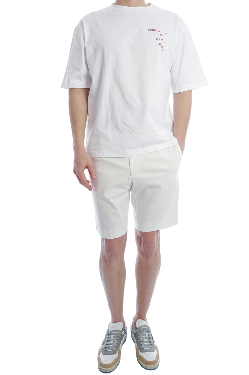 Bermuda Shorts 'Davide' Weiß