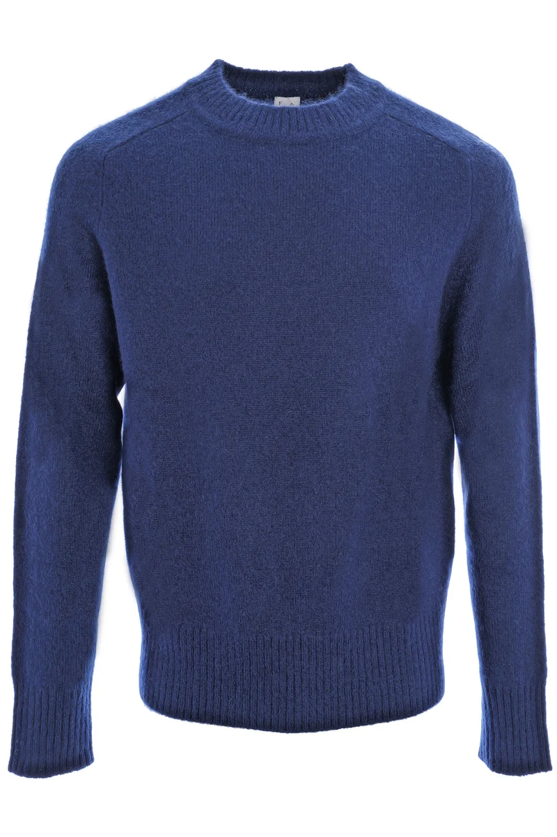 Pullover aus Kaschmir-Seidenmischung Dunkelblau