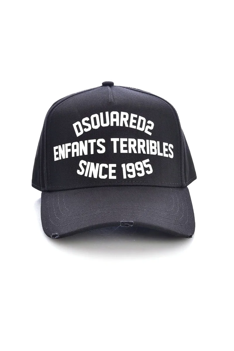 Baseball Cap mit Logo Schwarz