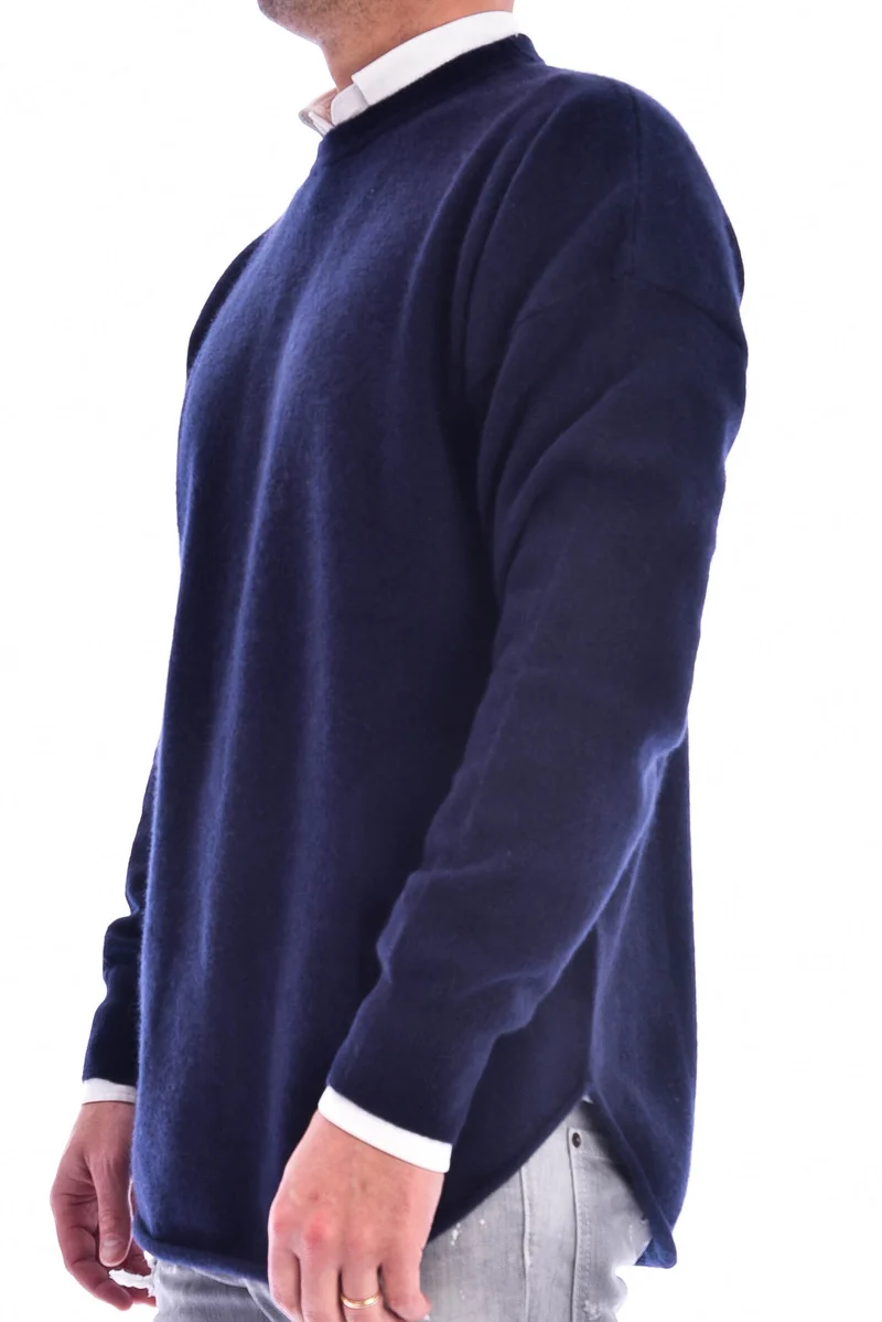 Kaschmirpullover Dunkelblau