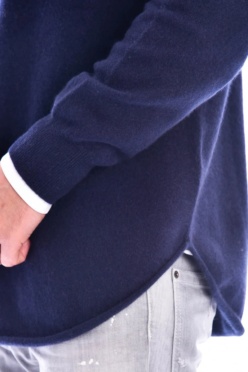 Kaschmirpullover Dunkelblau