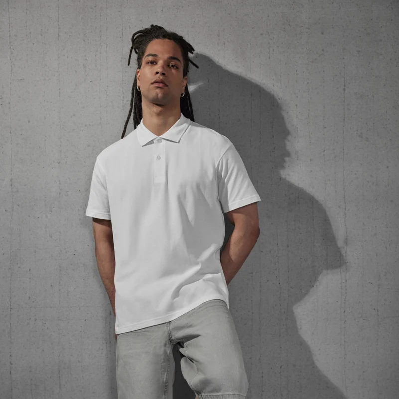 Basic Männer Poloshirt besticken