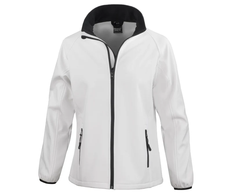 WOMENS PRINTABLE SOFTSHELL JACKET R231F