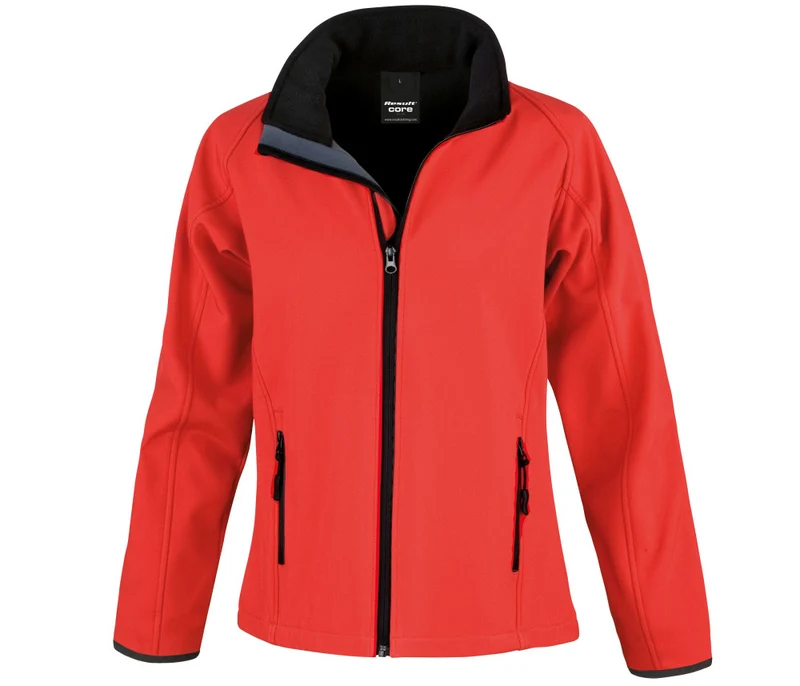 WOMENS PRINTABLE SOFTSHELL JACKET R231F
