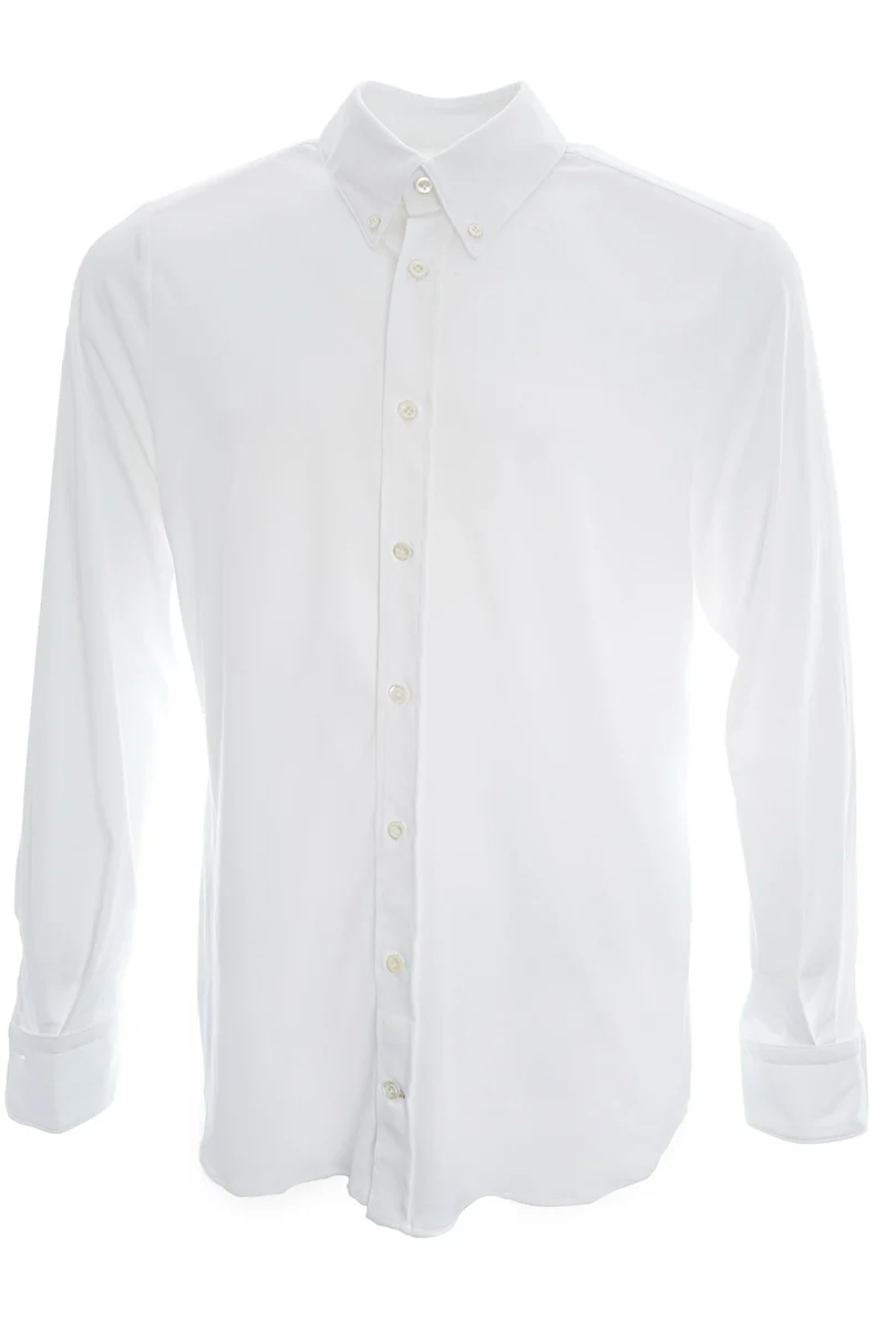 Stretchhemd Slim Fit 'Arne' Weiß