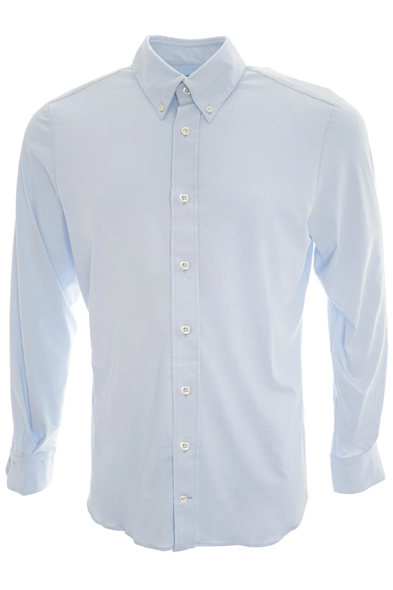 Stretchhemd Slim Fit 'Arne' Hellblau