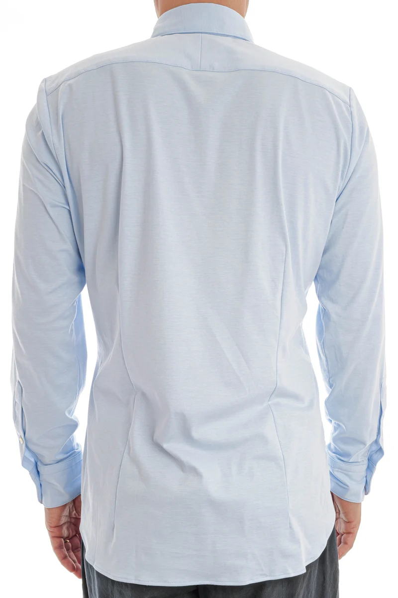 Stretchhemd Slim Fit 'Arne' Hellblau