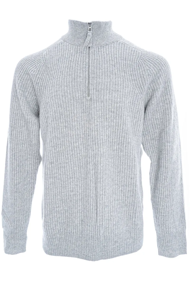 Kaschmirpullover 'Thomas' Hellgrau