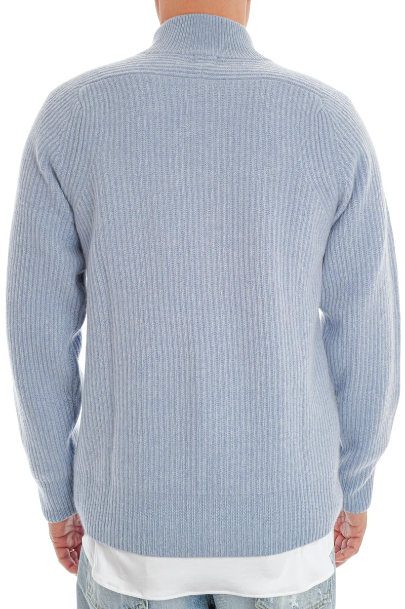 Kaschmirpullover 'Thomas' Hellblau
