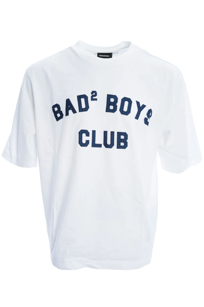 T-Shirt mit Schriftzug Weiß