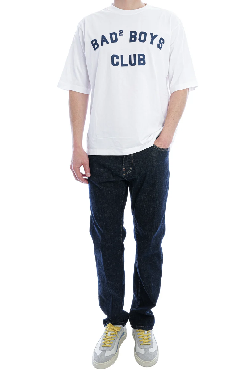 T-Shirt mit Schriftzug Weiß