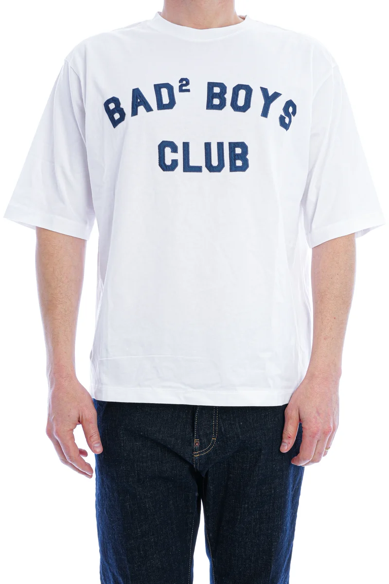 T-Shirt mit Schriftzug Weiß