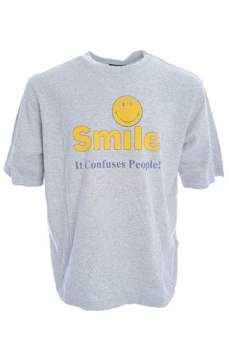 Smiley x D2 T-Shirt Grau