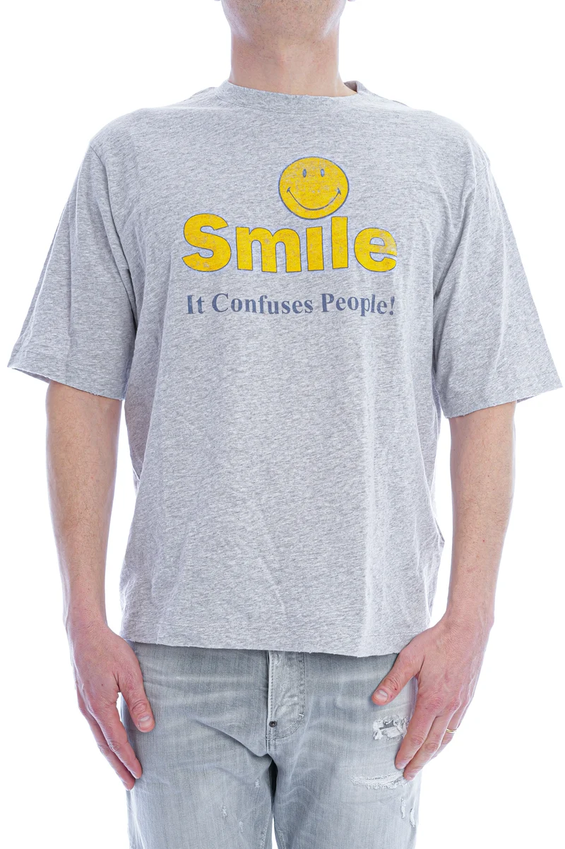 Smiley x D2 T-Shirt Grau