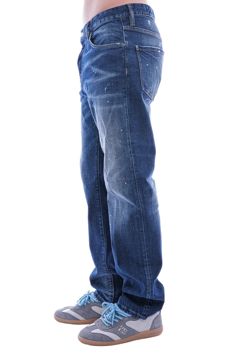 Straight Jeans '642' Blau