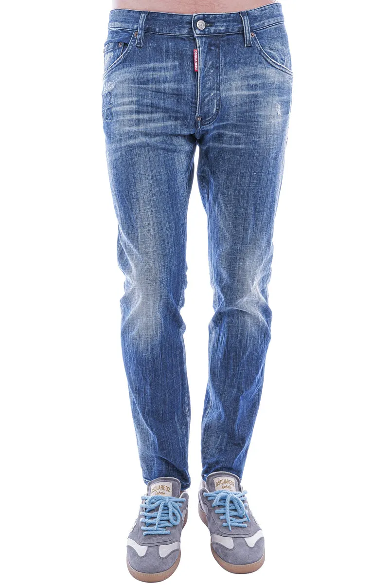 Jeans 'Skater' Blau
