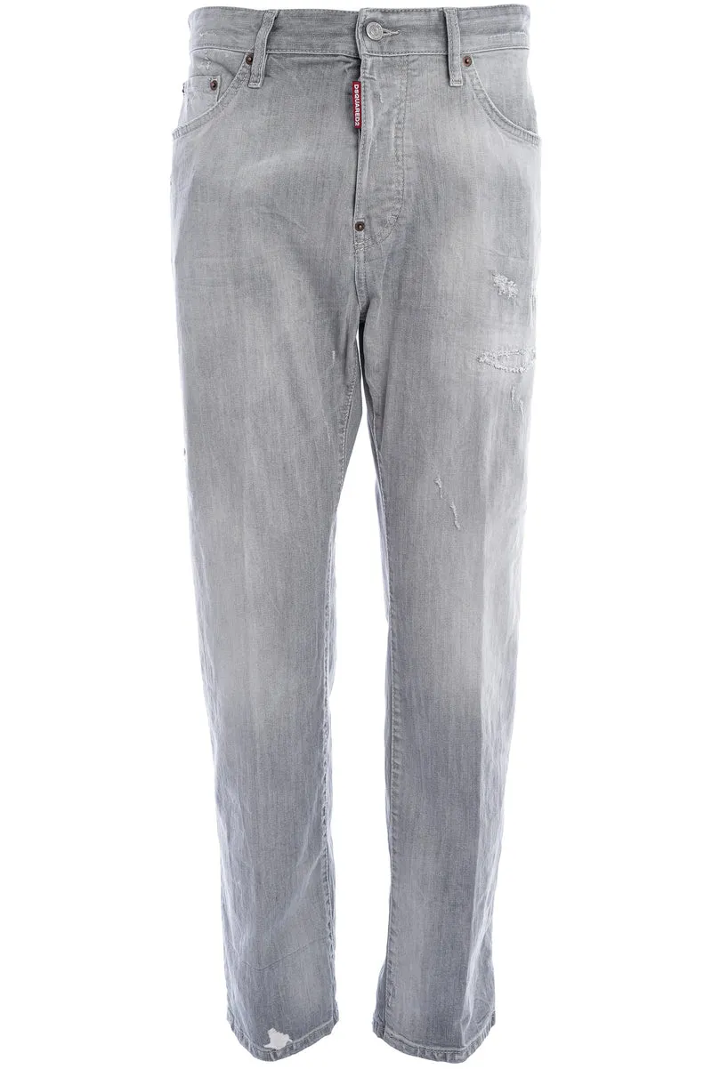 Straight Jeans '642' Grau