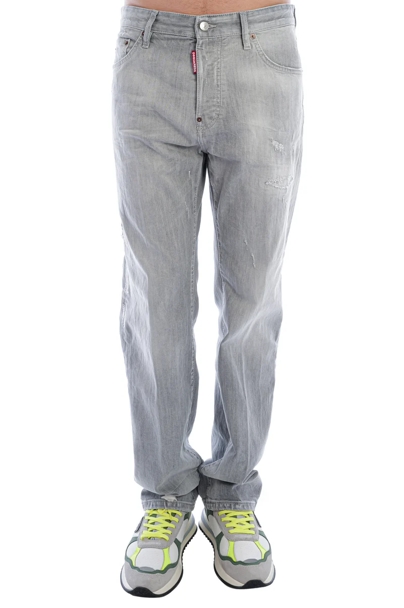 Straight Jeans '642' Grau