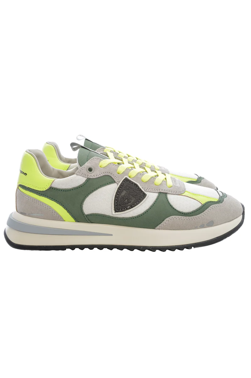 Sneaker 'Olympique' Grün Neongelb
