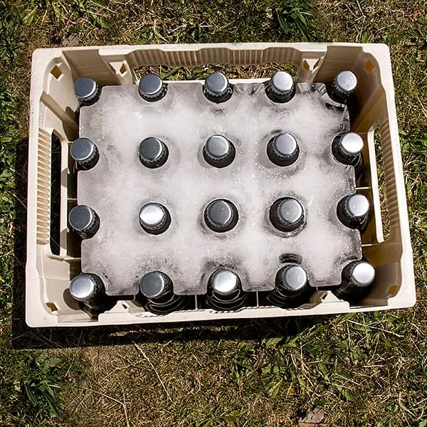 Bierkasten-Kühler (für 0,33 oder 0,5-Liter-Flaschen)