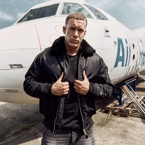 Fliegerjacke "MA-2" mit Kunstfellkragen von Brandit