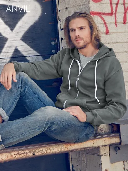 Adult Full-Zip Hooded Fleece