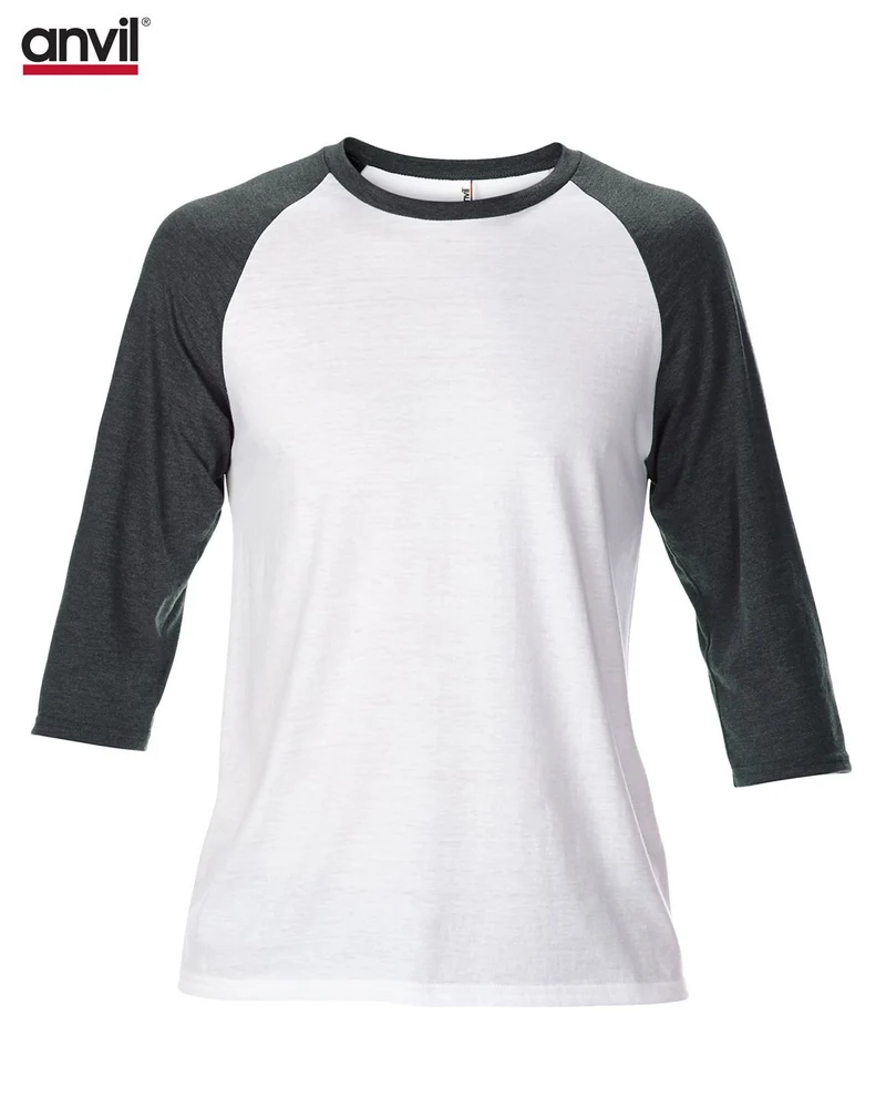 Adult Tri-Blend 3/4 Sleeve Raglan Tee