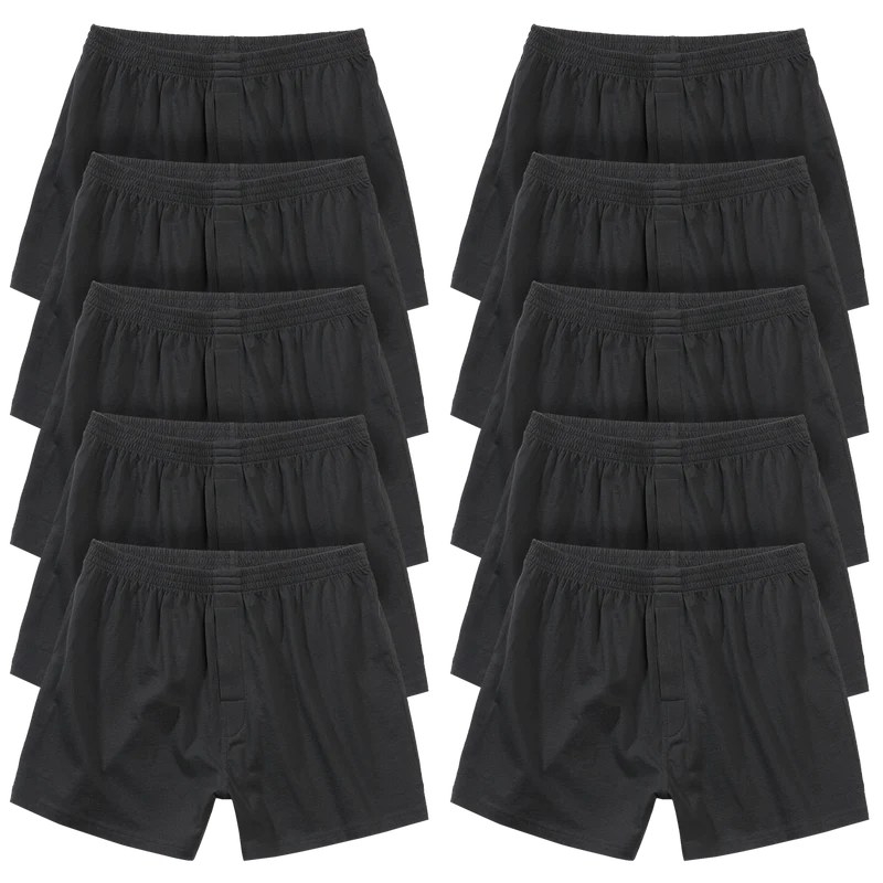 Boxershorts - 10er Pack schwarz
