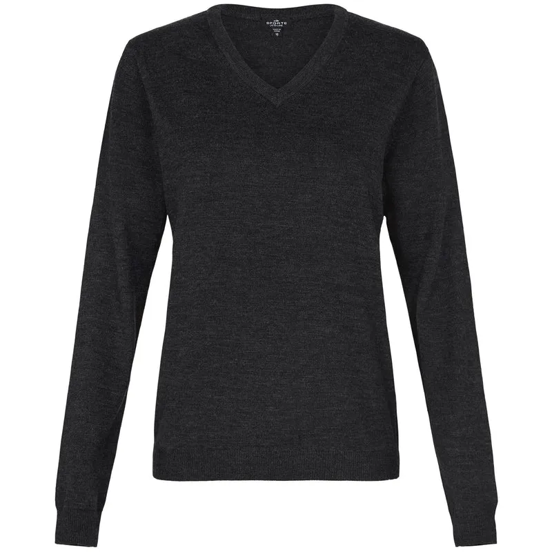 Sporte Leisure Ladies V-Neck Jumper